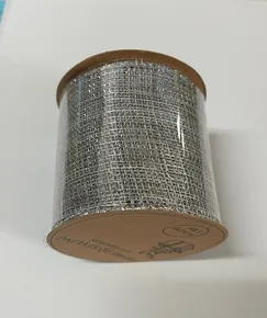 Dekoband, Breite 63 mm - Silber [1 Stk]