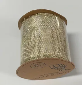 Dekoband, Breite 63 mm - Silber [1 Stk]
