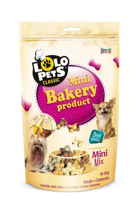 Hauptproduktbild Sušenky KOSTIČKY MIX velikost MINI pro psy 350 g
