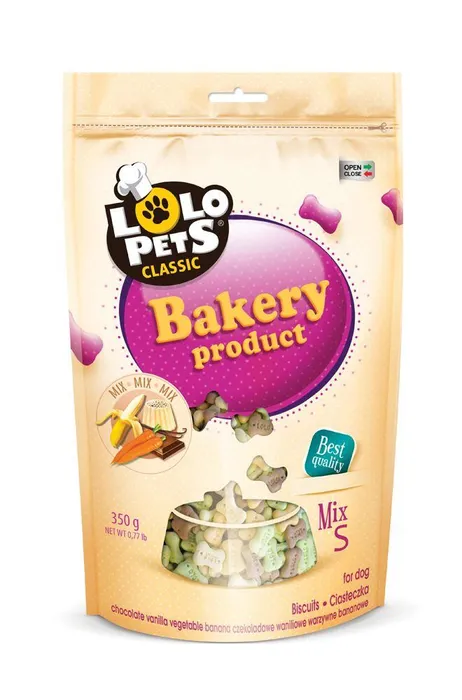 Hauptproduktbild Sušenky KOSTIČKY MIX velikost S pro psy 350 g