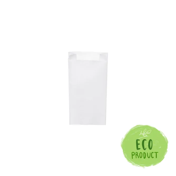 Hauptproduktbild Svačinové papírové sáčky bílé 0,5 kg (10+5 x 22 cm) [1000 ks]