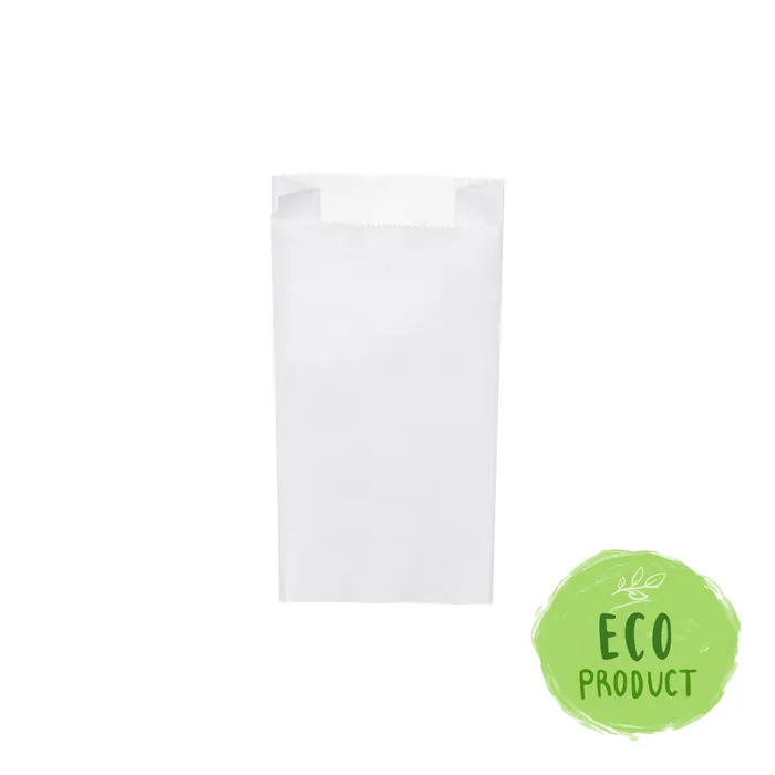 Hauptproduktbild Svačinové papírové sáčky bílé 1,5 kg (14+7 x 29 cm) [1000 ks]