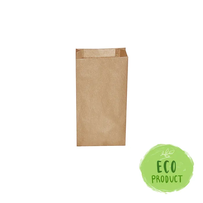 Hauptproduktbild Svačinové papírové sáčky hnědé 1 kg (12+5 x 24 cm) [500 ks]