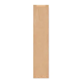 Papierfaltenbeutel braun 12+5 x 59 cm `Baguette` [1000 St.]