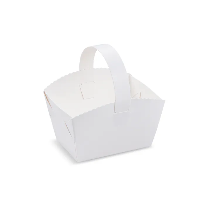 Hauptproduktbild Svatební košíčky s ouškem 10 x 8 x 6 cm [50 ks]