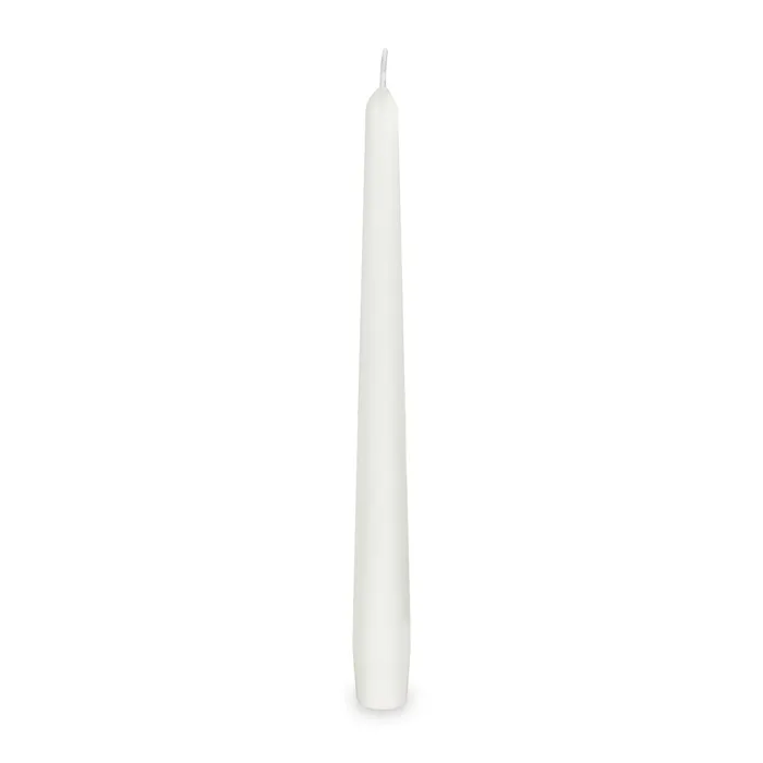 Hauptproduktbild Svíčka kónická 245 mm bílá [10 ks]