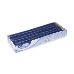 Spitzkerze dunkelblau durchmesser 23 x 245 mm [10 St.]
