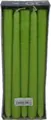 Spitzkerze gelbgrün durchmesser 23 x 245 mm [10 St.]
