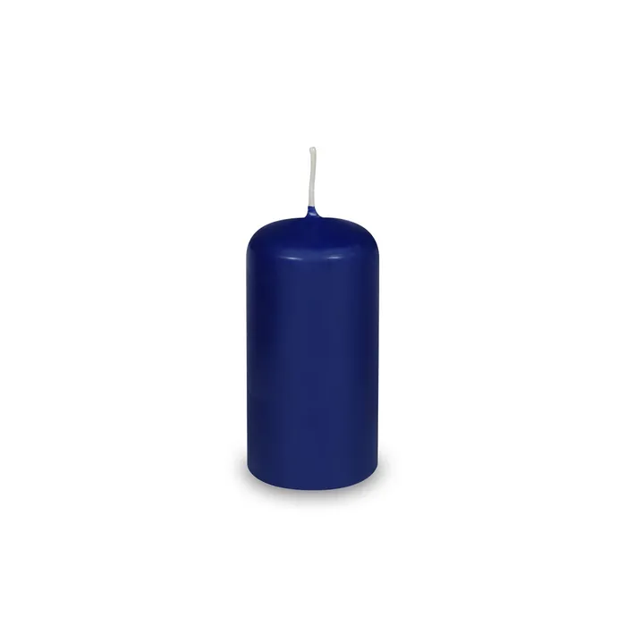 Hauptproduktbild Svíčka válcová průměr 40 x 80 mm tmavě modrá [4 ks]