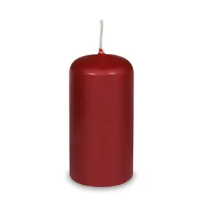 Stumpenkerze bordeaux durchmesser 60 x 120 mm [1 St.]