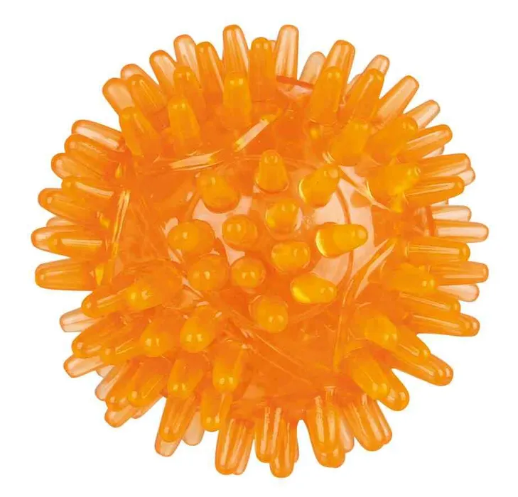 Hauptproduktbild Svítící ježatý míček, termoplastová guma (TPR) 5 cm