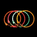 Leuchtender USB-Halsring, rosa L-XL: 65 cm/ O 7 mm