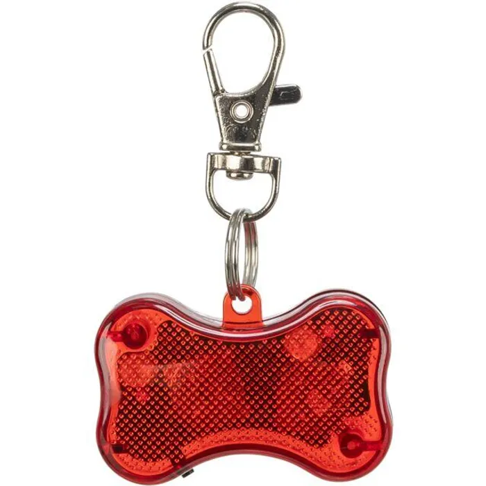 Hauptproduktbild Svítící přívěsek červená kost pro psy 4,5 x 3 cm