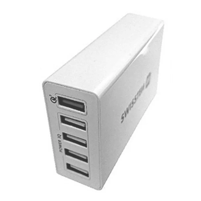 Hauptproduktbild SWISSTEN, Síťový adaptér, 100-240V, 12V, 3000mA, rychlonabíjení, bílý