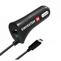 SWISSTEN 12W, 1 Anschluss, USB-A, Kabel USB-C
