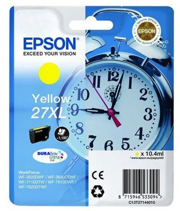 Hauptproduktbild T27144010 Toner pro Workforce 3620DWF,7110DTW série tiskáren, EPSON yellow, 10,4 ml