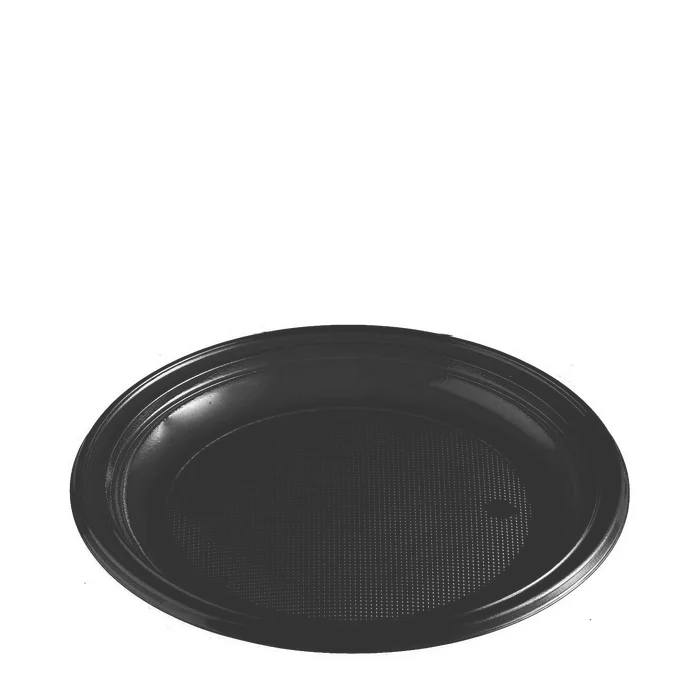 Hauptproduktbild Talíř černý (PS) průměr 22 cm [10 ks]