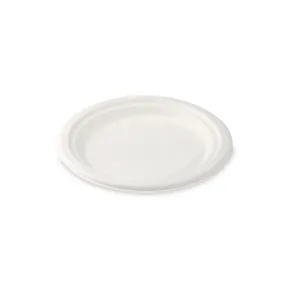 Teller Zuckerrohr-Bagasse durchmesser 17,5cm [50 St.]