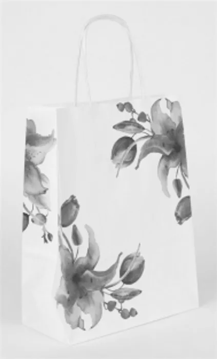 Hauptproduktbild Taška dárková papírová 22x10x29 cm lilie