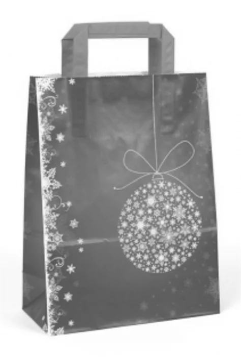 Hauptproduktbild Taška dárková vánoční 22x10x29 cm baňka