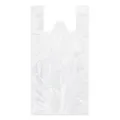 Hemdchen-Tragetasche (HDPE) weiß 24+11 x 44 cm `4kg` [100 St.]