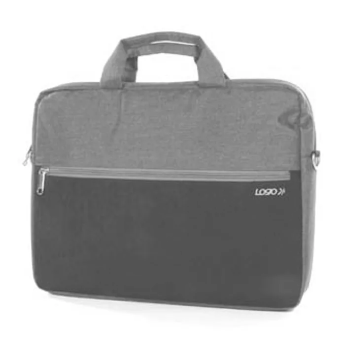 Hauptproduktbild Taška na notebook 15,6", Stylish, hnědá z plátna/polyesteru, Logo