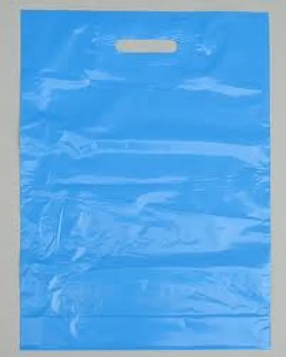 Hauptproduktbild Taška polyetylénová s průhmatem modrá [1 ks]