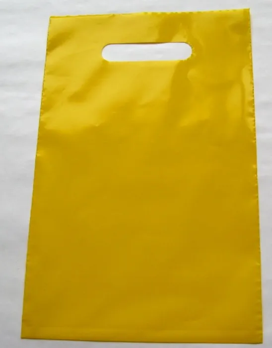 Hauptproduktbild Taška polyetylénová s průhmatem žlutá [1 ks]