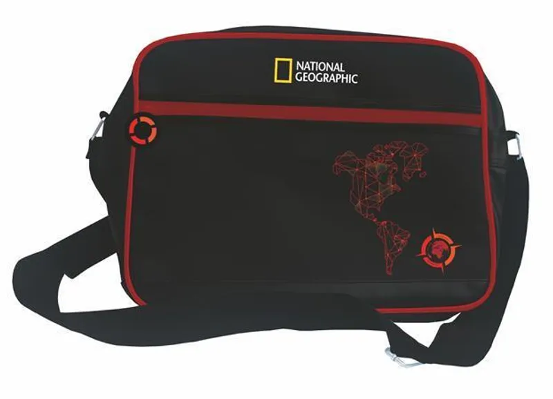 Hauptproduktbild Taška přes rameno "National Geographic" s pouzdrem na notebook, UNIPAP, červená