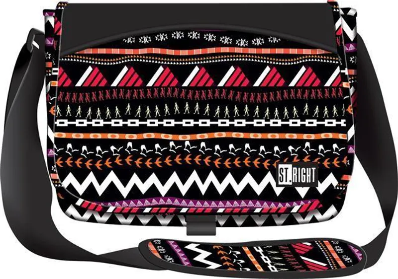 Hauptproduktbild Taška přes rameno "Zig-Zag", modro-bílá, STRIGHT