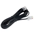 Weiteres Produktbild Telefonkabel, RJ11 M-10m, flach, schwarz, für ADSL Modem, economy
