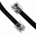 Weiteres Produktbild Telefonkabel, RJ11 M-15m, schwarz, für ADSL Modem, economy