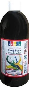 Tempera Farbe, schwarz, 500 ml, Südor