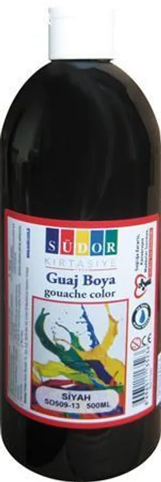 Hauptproduktbild Temperová barva, černá, 500ml, Südor