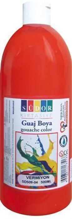 Hauptproduktbild Temperová barva, červená, 500ml, Südor