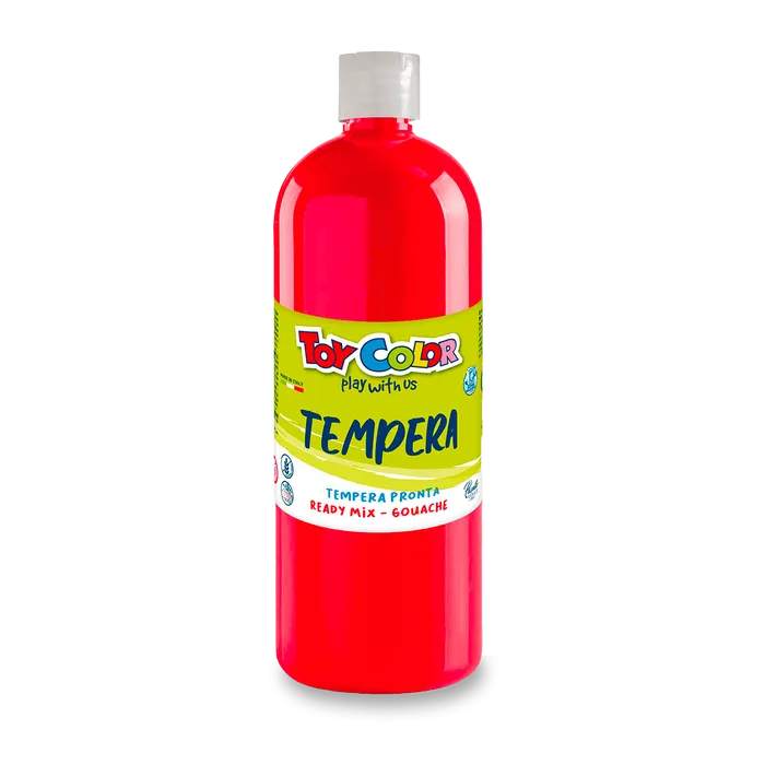 Hauptproduktbild Temperová barva PASUTO Toy Color červená 1000 ml