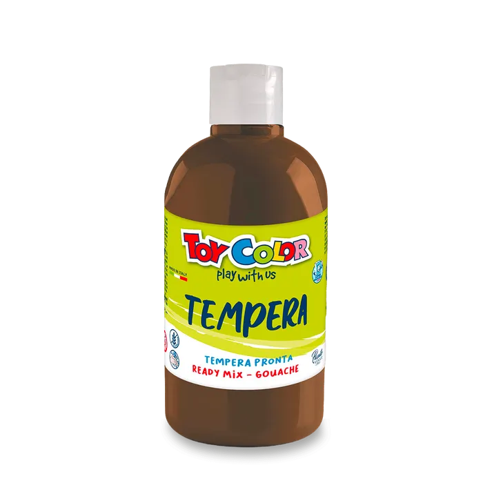 Hauptproduktbild Temperová barva PASUTO Toy Color hnědá 500 ml