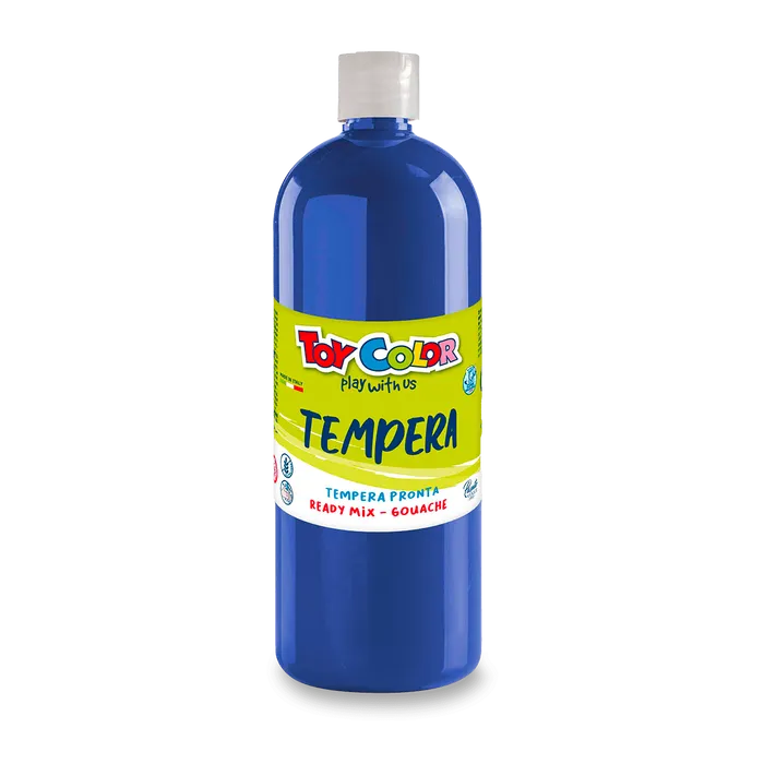 Hauptproduktbild Temperová barva PASUTO Toy Color modrá 1000 ml