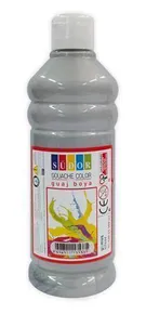 Tempera Farbe, Silber, 500 ml, Südor