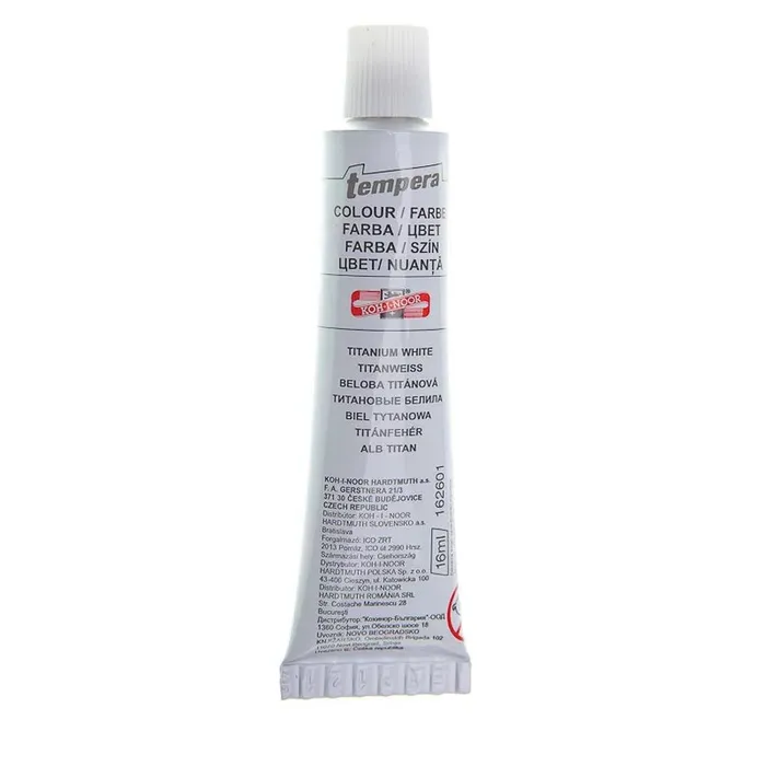 Hauptproduktbild Temperové barvy 16ml - 162601 běloba titanová