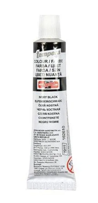 Hauptproduktbild Temperové barvy 16ml - 162610 čerň kostní