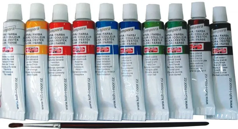 Hauptproduktbild Temperové barvy 16ml - 162586 žluť tmavá