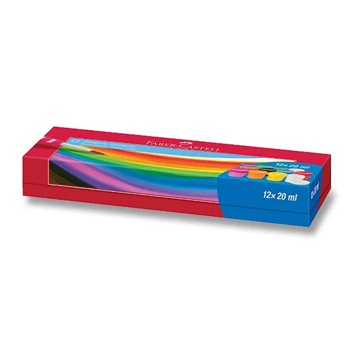 Hauptproduktbild Temperové barvy Faber-Castell Tempera 12 barev