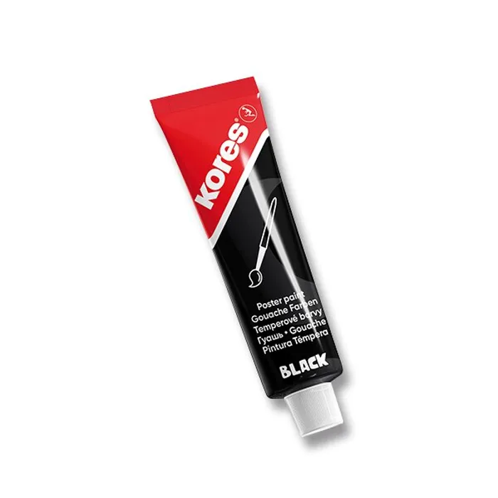 Hauptproduktbild Tempery v tubě Kores Temperas 12 ml,černá