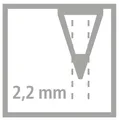 Weiteres Produktbild Dünner ergonomischer Graphitstift für Rechtshänder STABILO EASYgraph S blau - HB