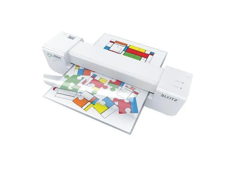 Hauptproduktbild Teplý laminátor Leitz iLAM Light A4, Lesklá bílá / antracitová