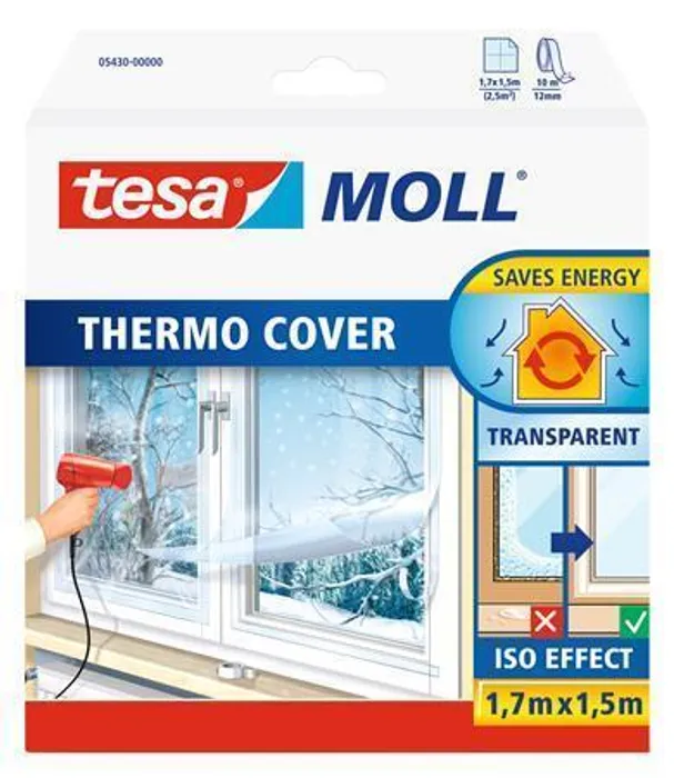 Hauptproduktbild Termoizolační fólie na okna "tesamoll® 5430", 1,5 m x 1,7 m, TESA