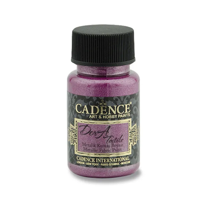 Hauptproduktbild Textilní barva Cadence Dora Textile, met. fuchsiová, 50 ml