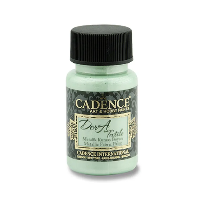 Hauptproduktbild Textilní barva Cadence Dora Textile, met. mátová, 50 ml