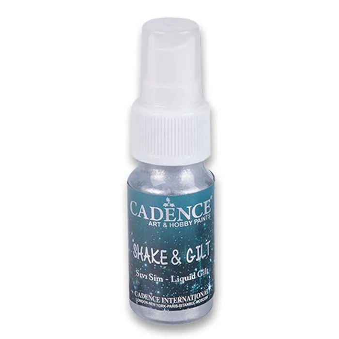 Hauptproduktbild Textilní barva ve spreji Cadence, stříbrná, 25 ml